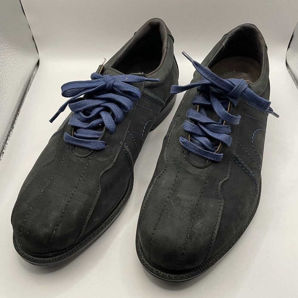 Allen Edmonds Jack Nicklaus Signature Men’s Black Leather Golf Shoes Size 9 D